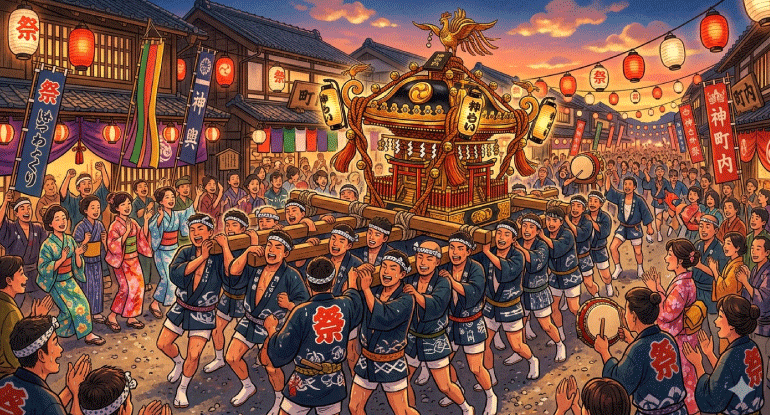 �[���̉����ʂ�ɂāA�А��̗ǂ��|�����Ƌ��ɒS�����P���̐_�`�B�吨�̊ϋq�Ɍ�����A�Ղ�͍ō������}����B